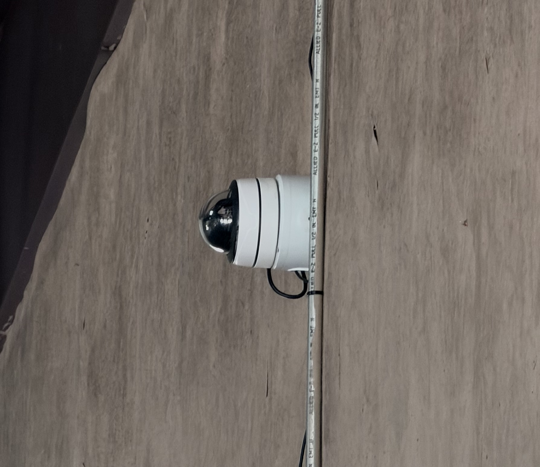 Horizon Security interior dome camera installation
